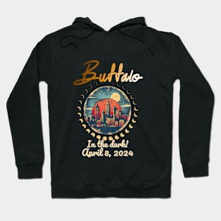 Buffalo in the Dark April 8 2024 Hoodie